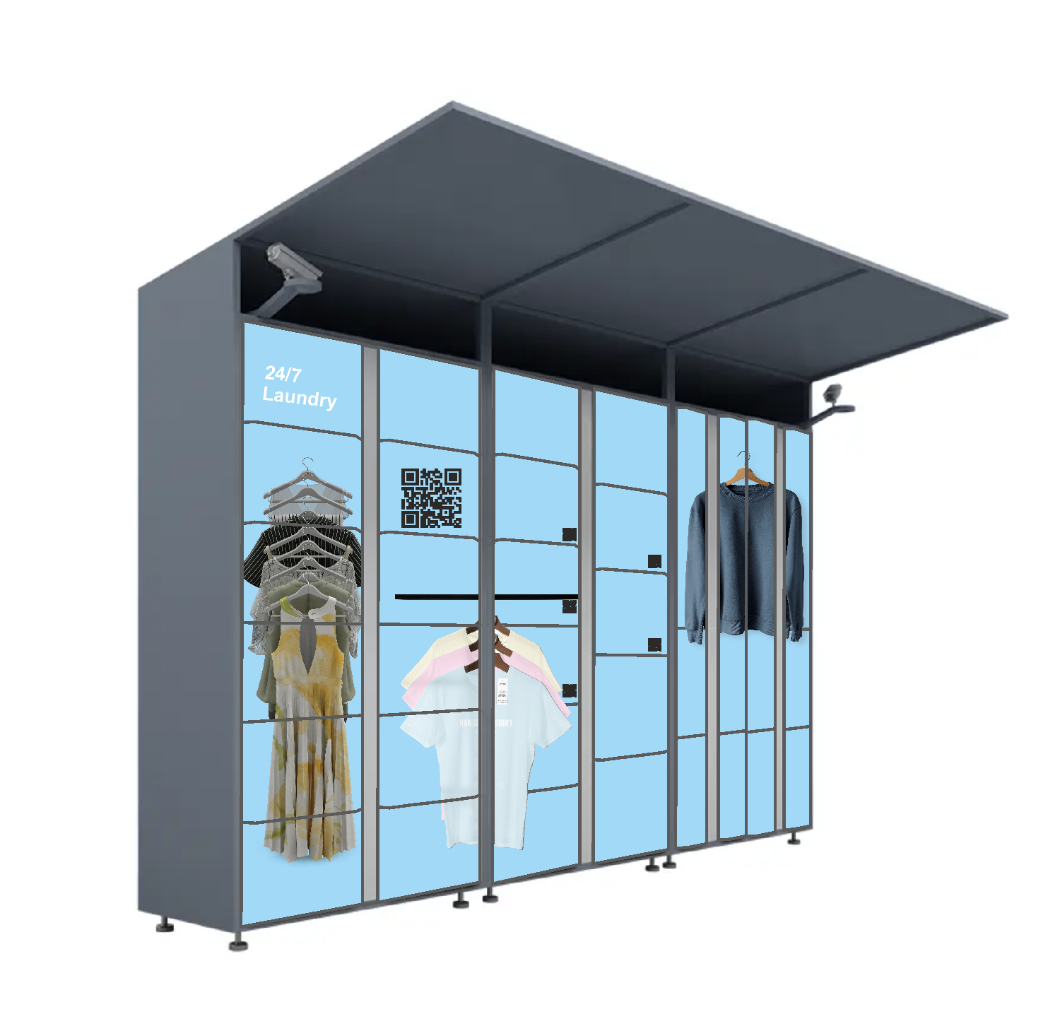 parcel box blue